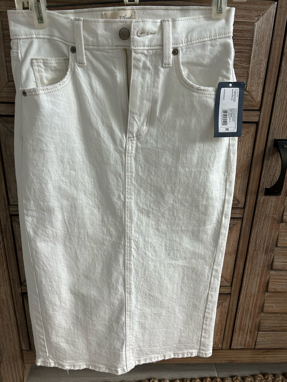 Women’s Universal Thread White Denim Jeans Skirt